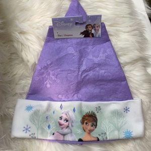 Disney Frozen Purple Snowflake Purple Santa Hat